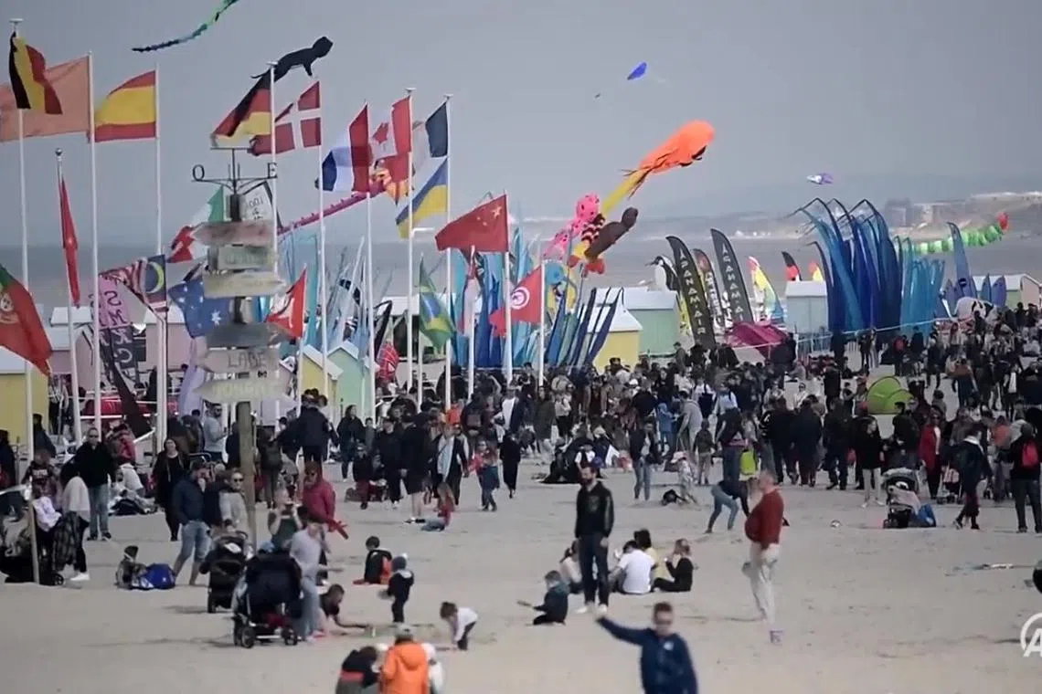 The accident happened at the seaside town of Berck-sur-Mer, which hosts an annual festival  over several days.