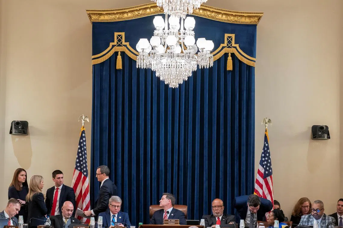 The House Homeland Security Committee meets to vote on impeachment charges against Department of Homeland Security Secretary Alejandro Mayorkas on Jan 30.