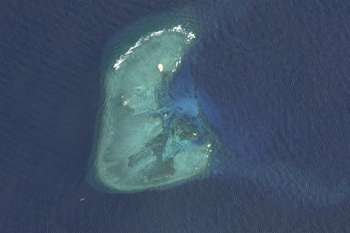 Reclamation efforts on South Reef, known as Da Nam to the Vietnamese, have proceeded rapidly over the past two years.