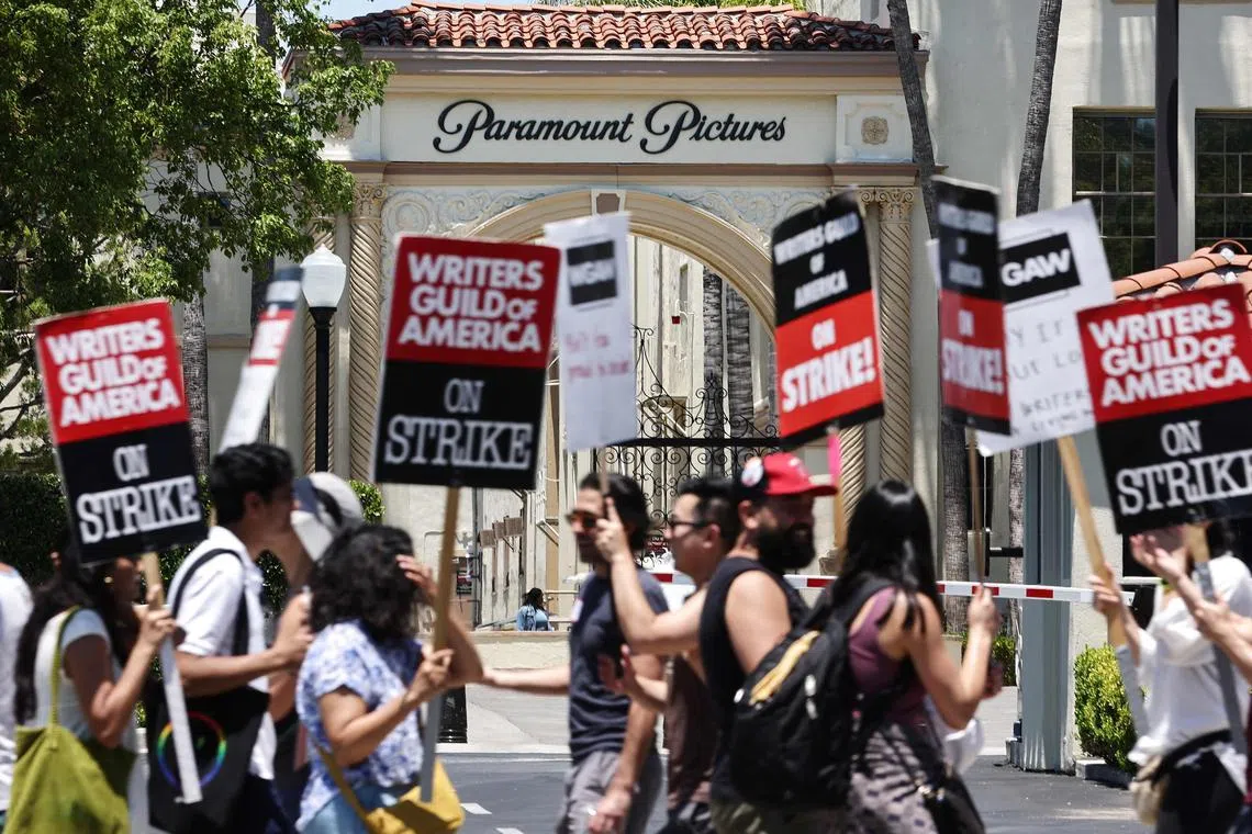 Actors will join writers on picket lines in the first Hollywood double strike since 1960.