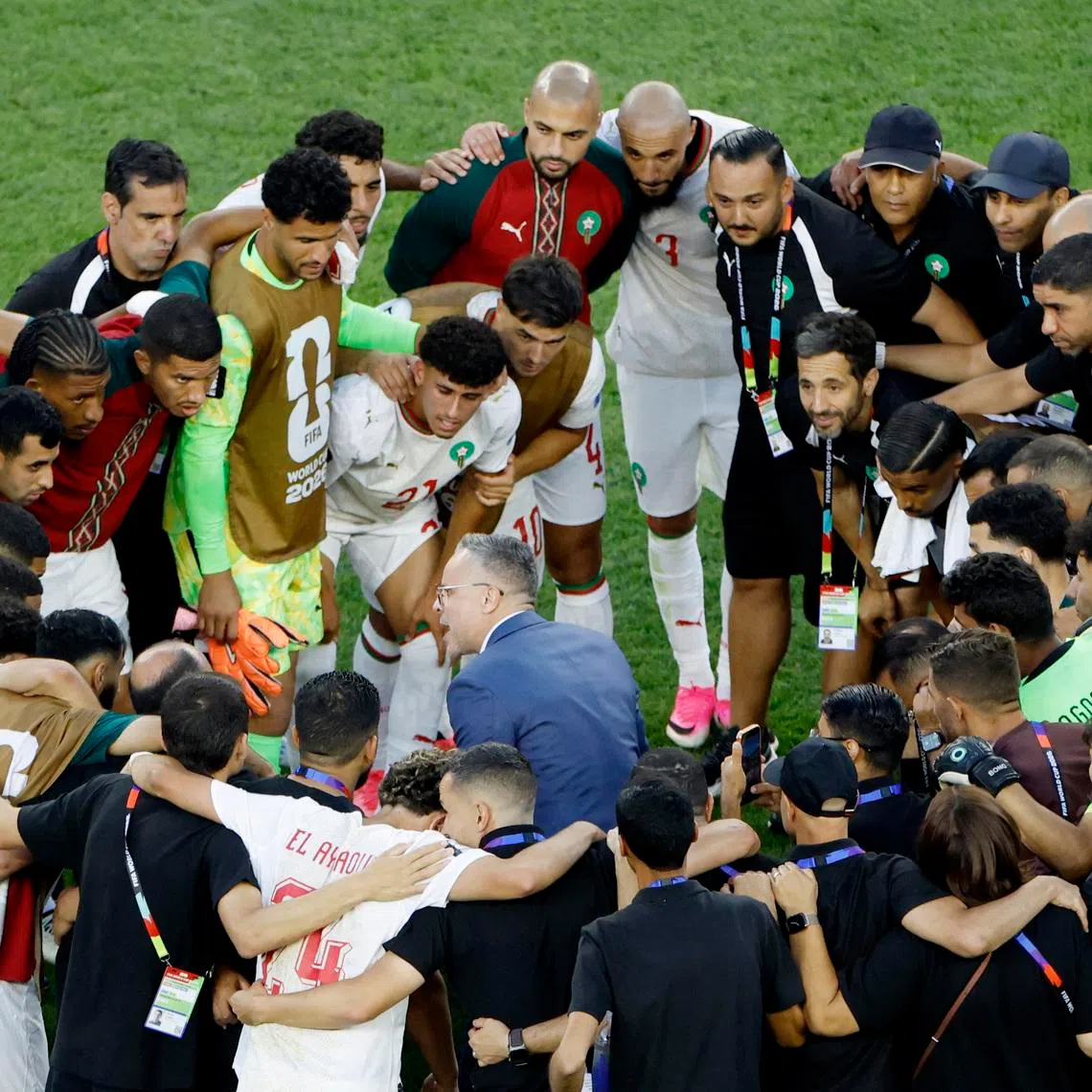 Morocco will have to beat Haiti for a chance to finish top of Group I.