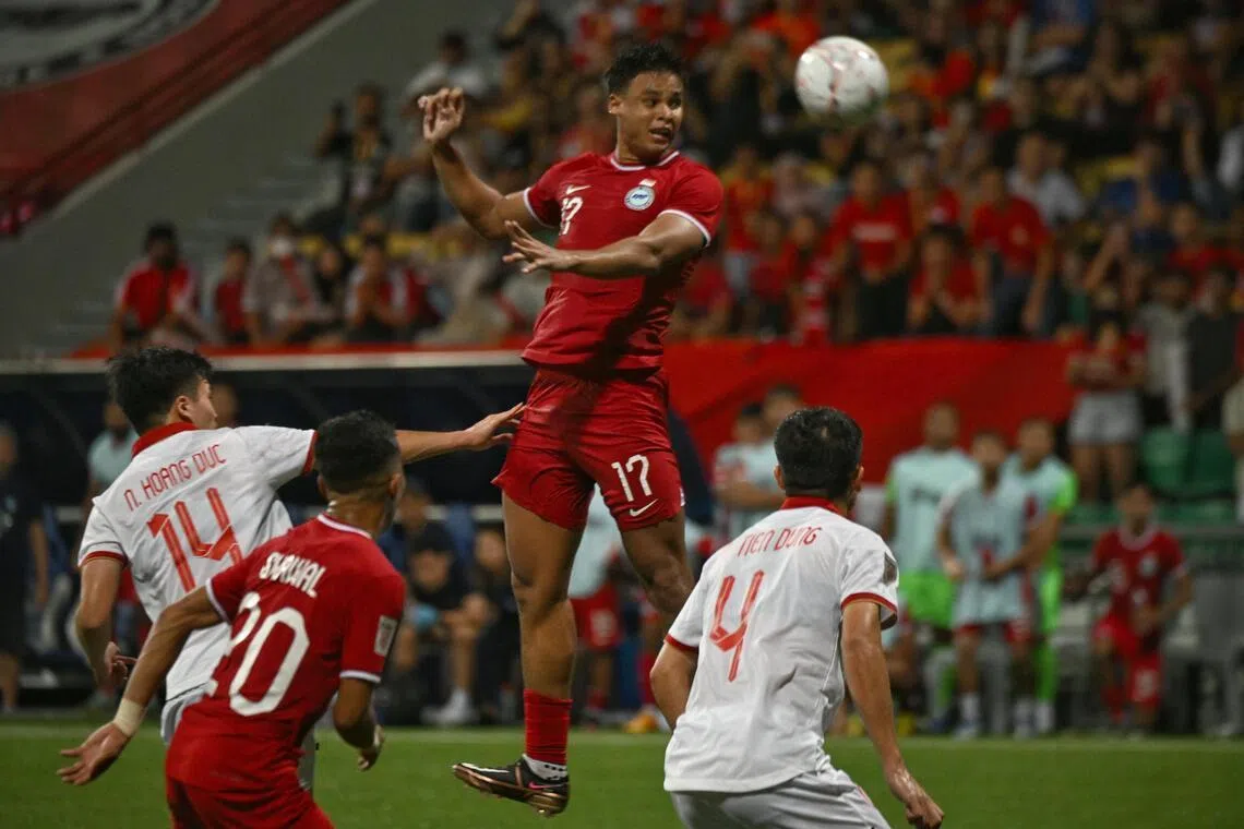 Irfan Fandi hopes to give Singapore a defensive boost after being handed a national-team recall alongside Nur Adam Abdullah.