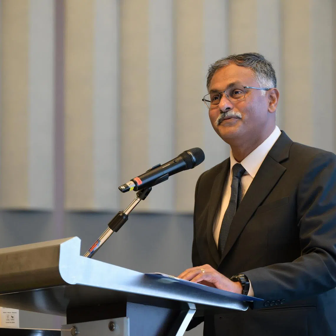 Mr Murali Pillai, Minister of State for Law and Transport, speaking at the Alternative Dispute Resolution Conference on May 22.