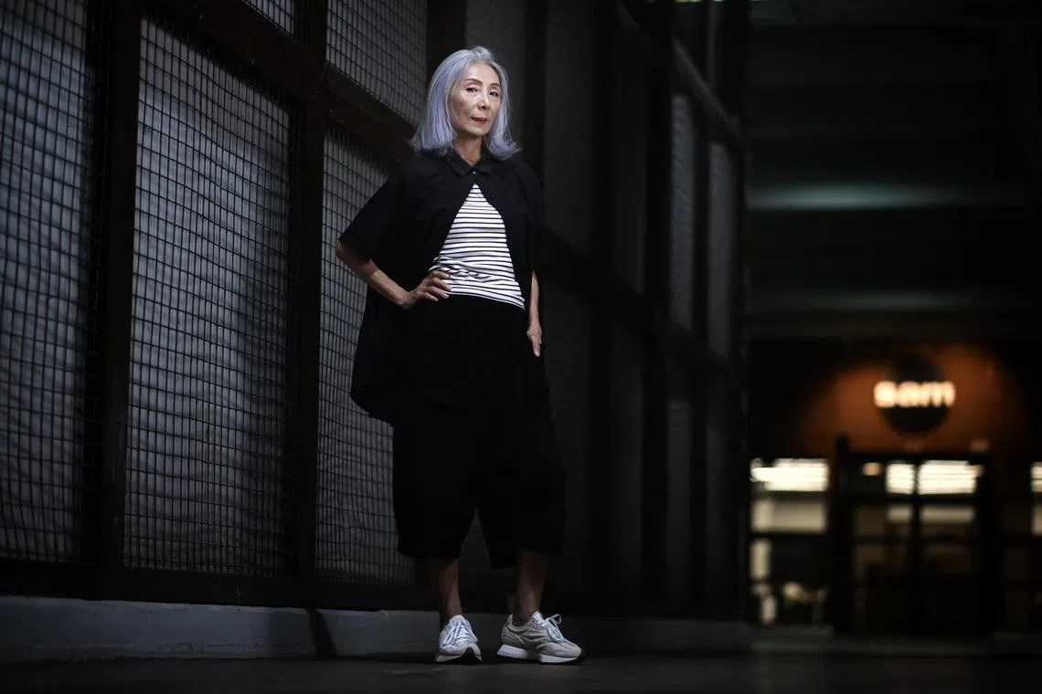 Portrait of Ong Bee Yan, 68, founder of Fashion For Cancer taken on March 27, 2024. 

********



Fashion For Cancer is a charity runway show that not only seeks to raise funds, but also allow cancer survivors to showcase their resilience, strength, and valiant efforts in battling cancer. its founder, Ong Bee Yan (@grey_evolution), started this event in 2023 after witnessing the devastating effects cancer had on her family. Her own son Rong Liang, who had pancreatic cancer, passed away at the young age of 38 just two weeks after the inaugural event last year.