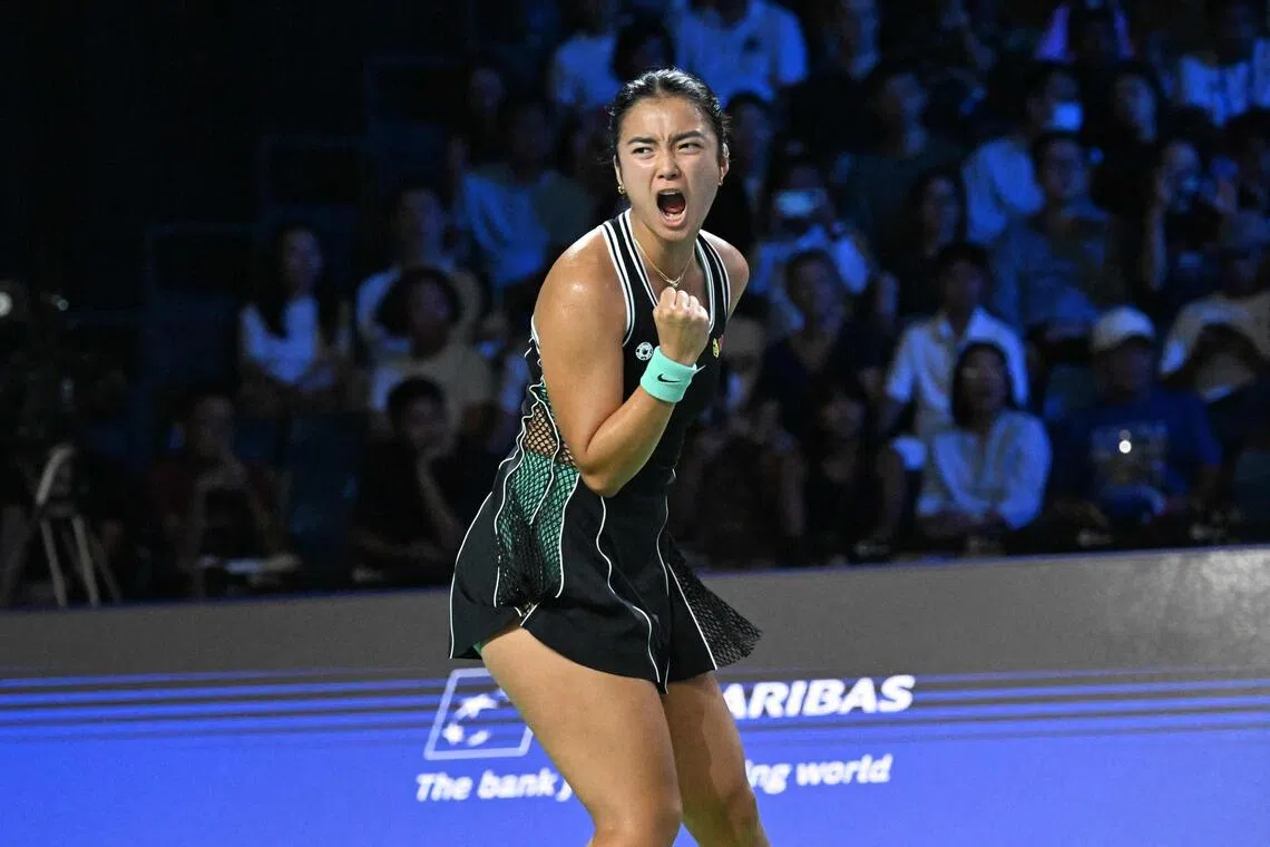Philippines Alexandra Eala played at the WTA Singapore Tennis Open before heading to the Aichi-Nagoya Asian Games.