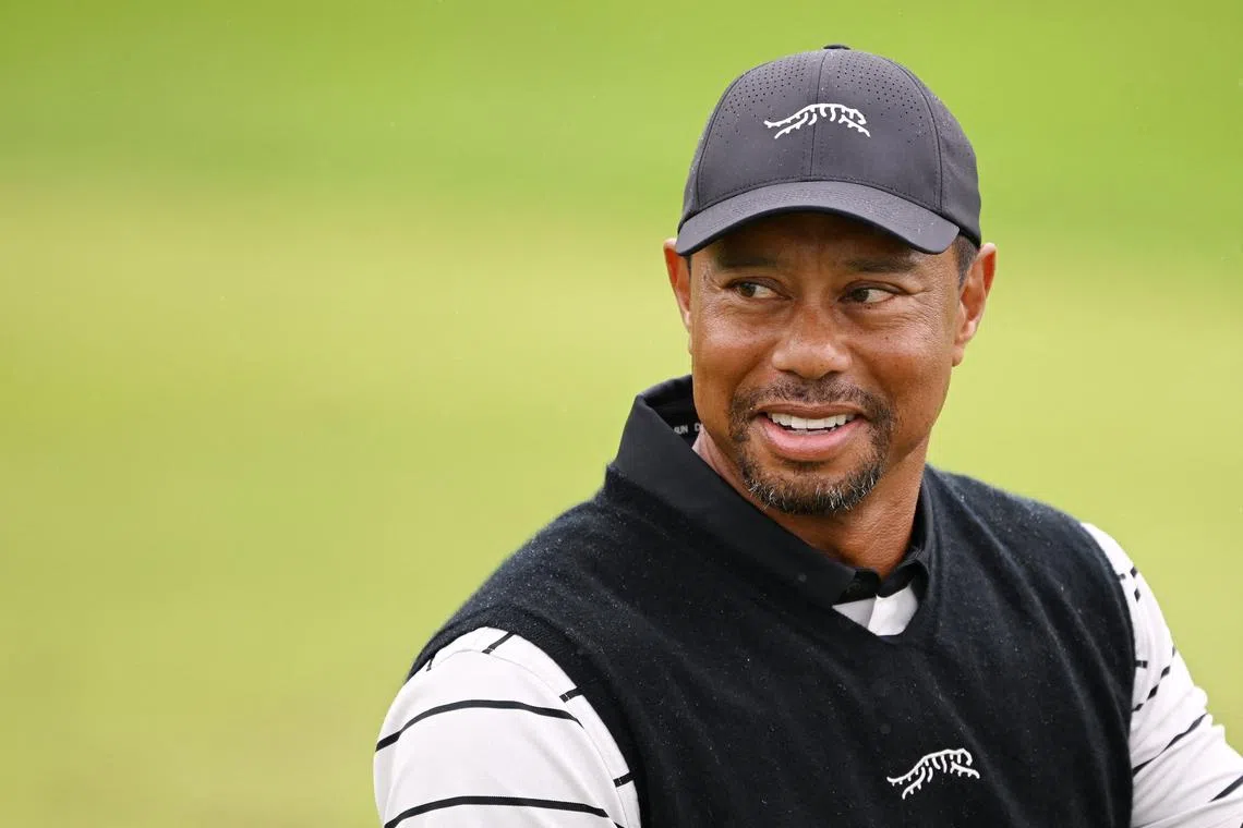 Tiger Woods still struggles to walk 72 holes at tournaments after suffering severe leg injuries in a 2021 car crash.