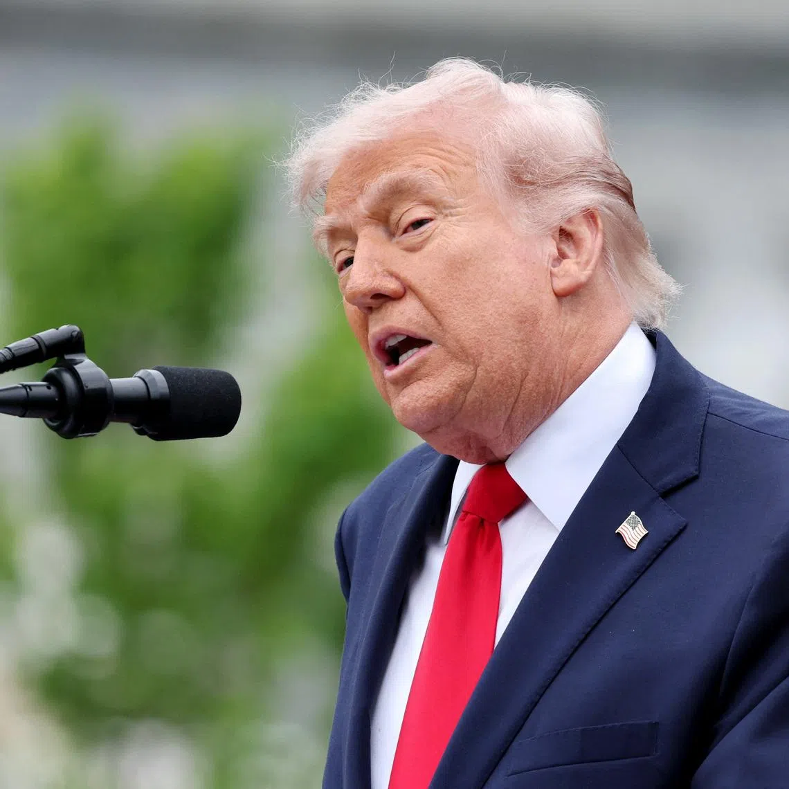 WASHINGTON, DC - APRIL 28: U.S. President Donald Trump in Washington, DC.    Chris Jackson/Pool via REUTERS