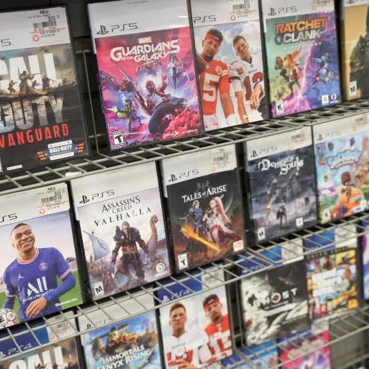PlayStation video games seen on sale in New York will soon be a thing of the past with Sony’s plans to discontinue sale of physical discs.