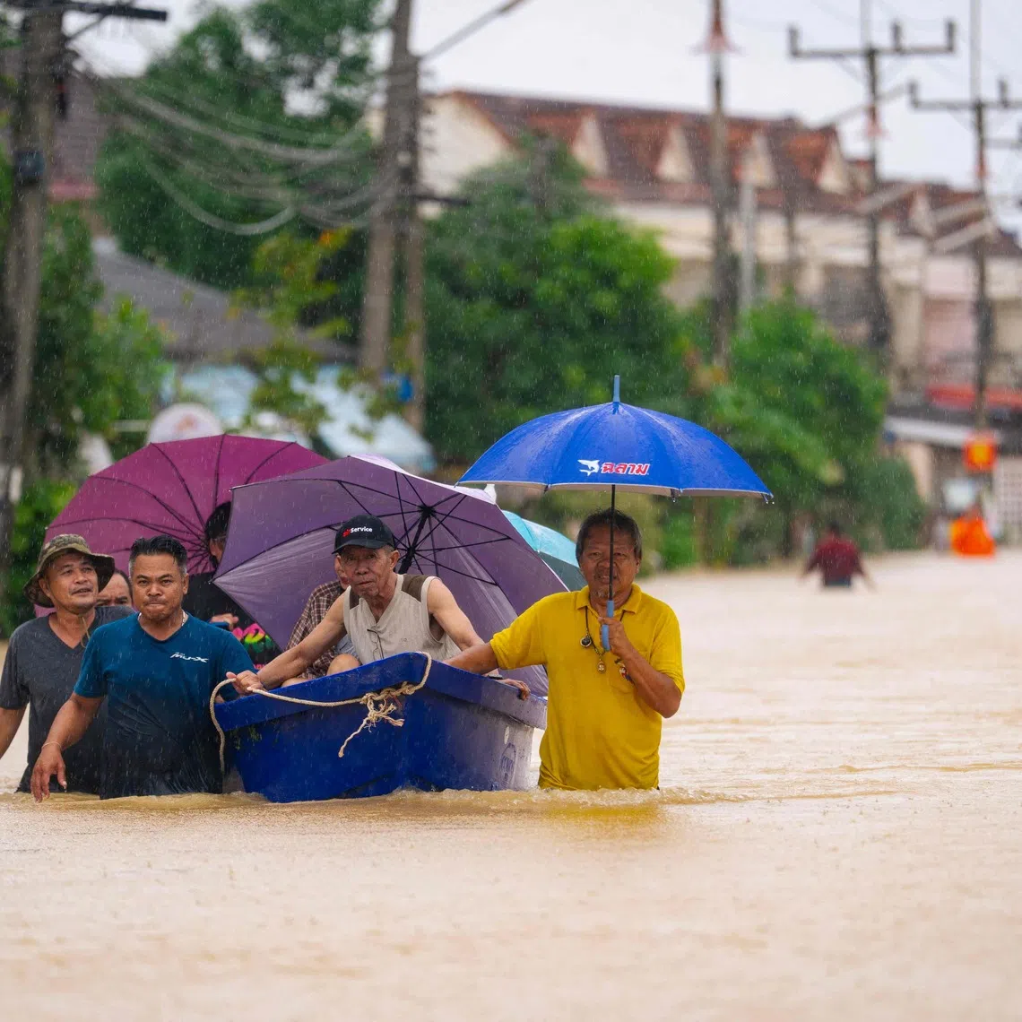 The flood situation in Hat Yai, a district within Thailand's Songkhla Province, remains serious.
