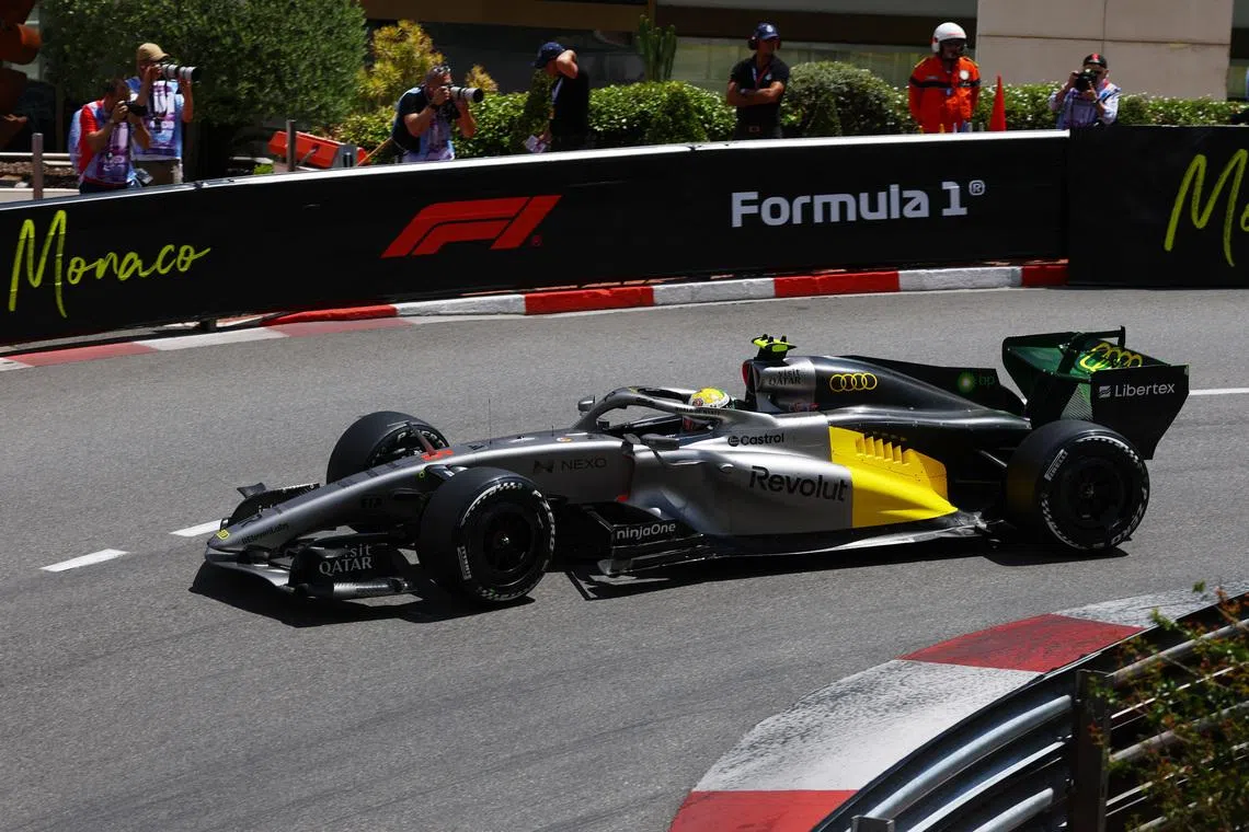 Formula One F1 - Monaco Grand Prix - Circuit de Monaco, Monaco - June 5, 2026 Audi's Gabriel Bortoleto during practice REUTERS/Yves Herman