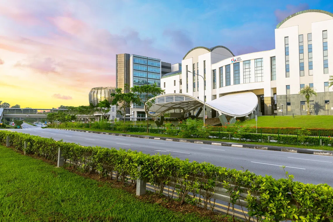 SIM is the largest private education institution in Singapore with a 110,000-square-metre campus in Clementi. PHOTO: SINGAPORE INSTITUTE OF MANAGEMENT