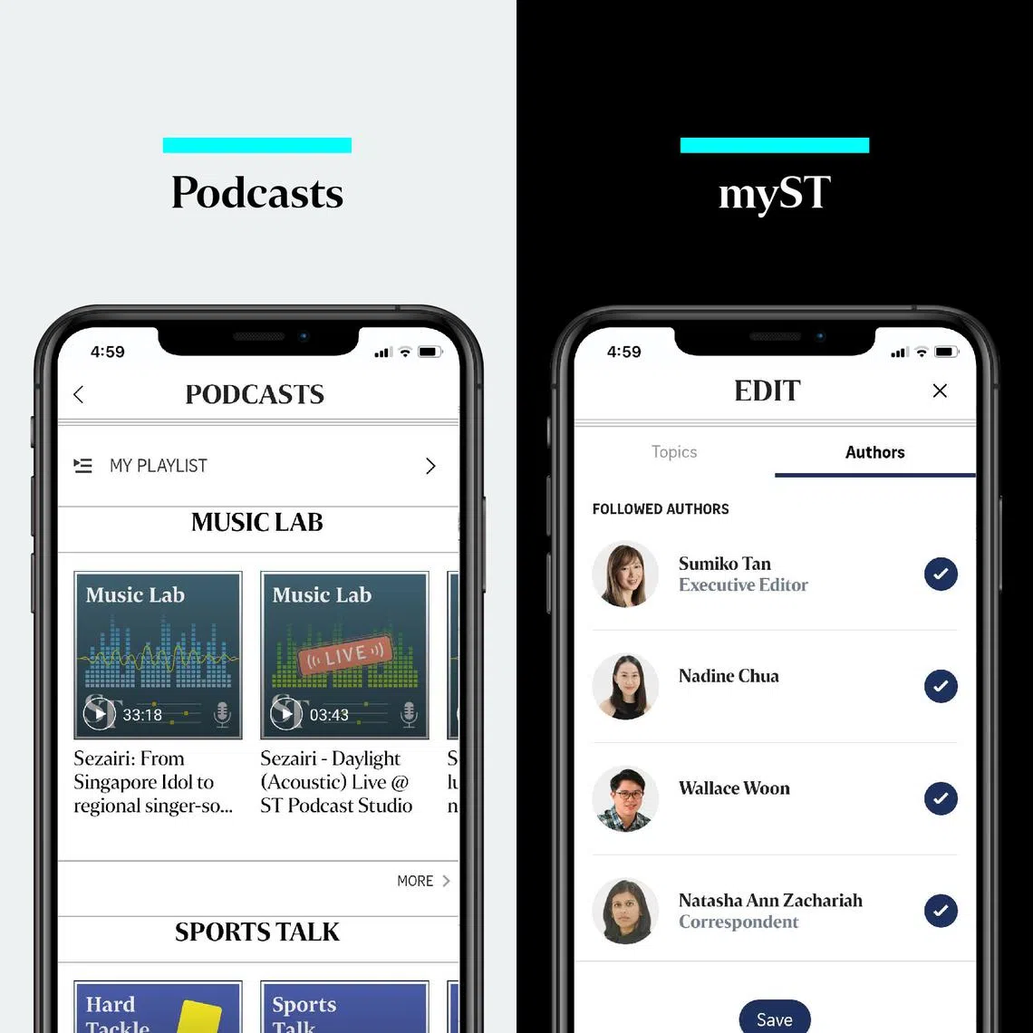 Follow what matters to you with myST as you catch your favourite podcasts and videos seamlessly on the app.