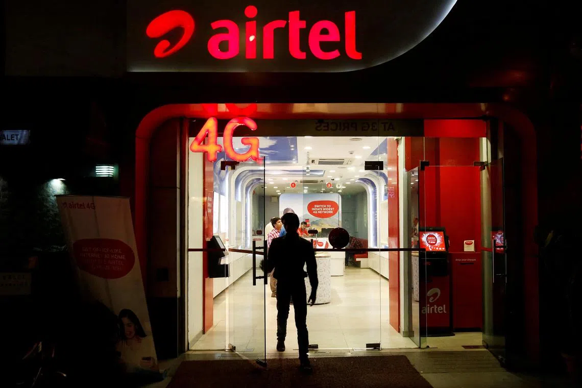 Airtel’s net profit rose nearly 50 per cent to 30.06 billion rupees. 