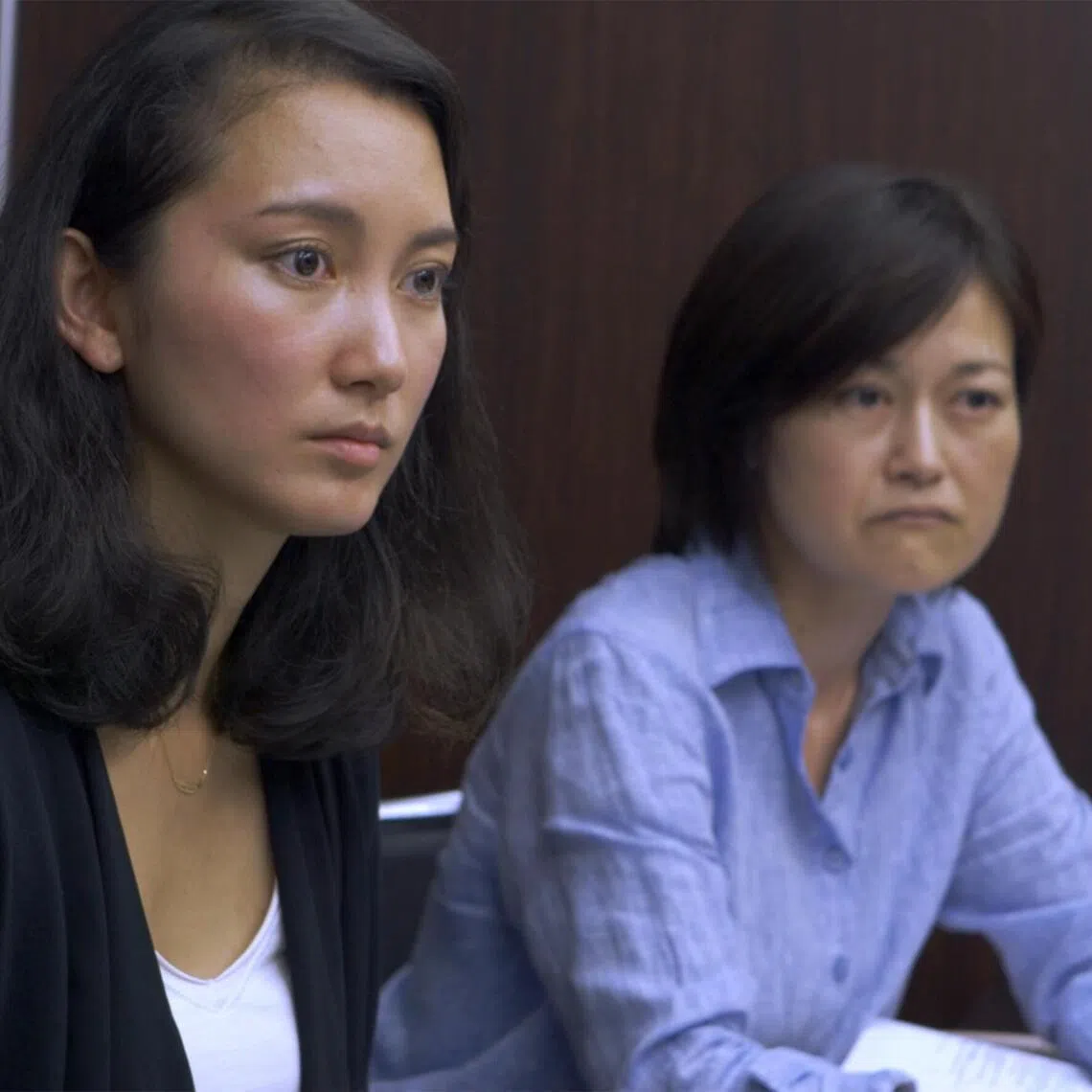Shiori Ito (left) in Black Box Diaries.