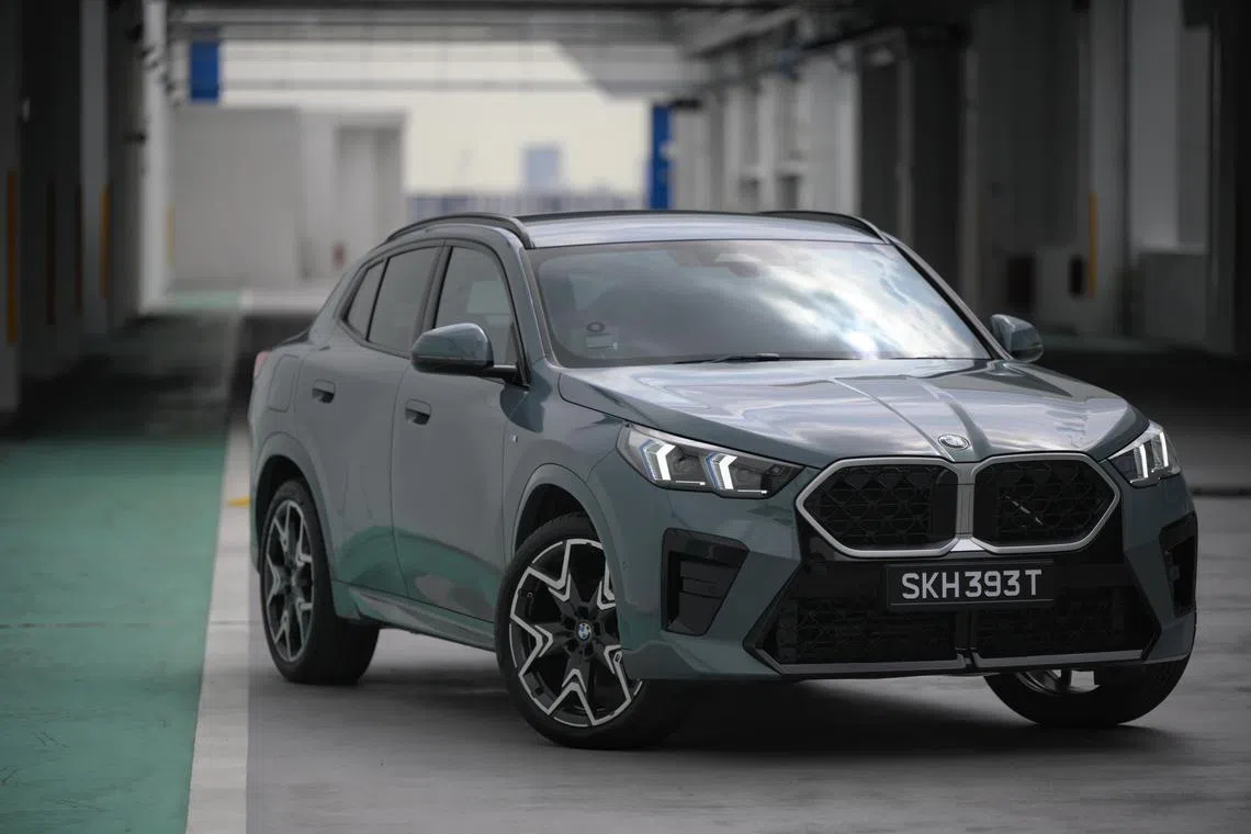 The BMW X2 sDrive16i pictured on April 18, 2024.