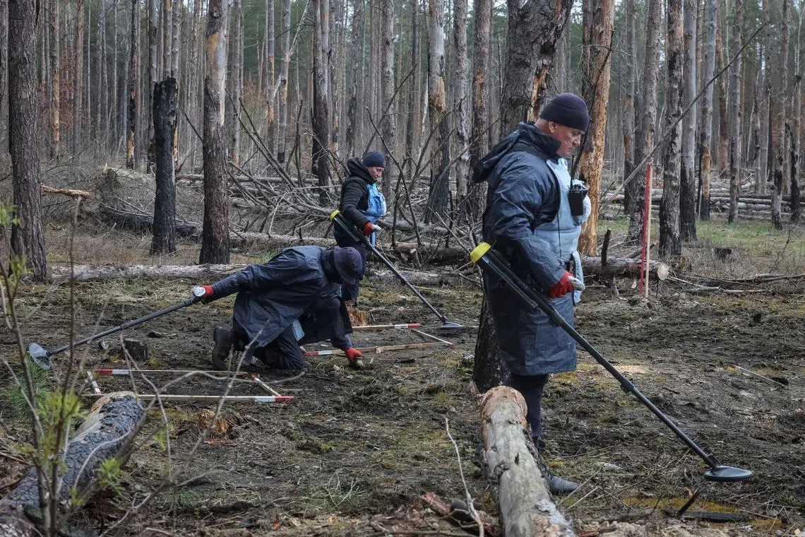 straitstimes.com - Man, machine and AI combine in battle to clear Ukraine of mines