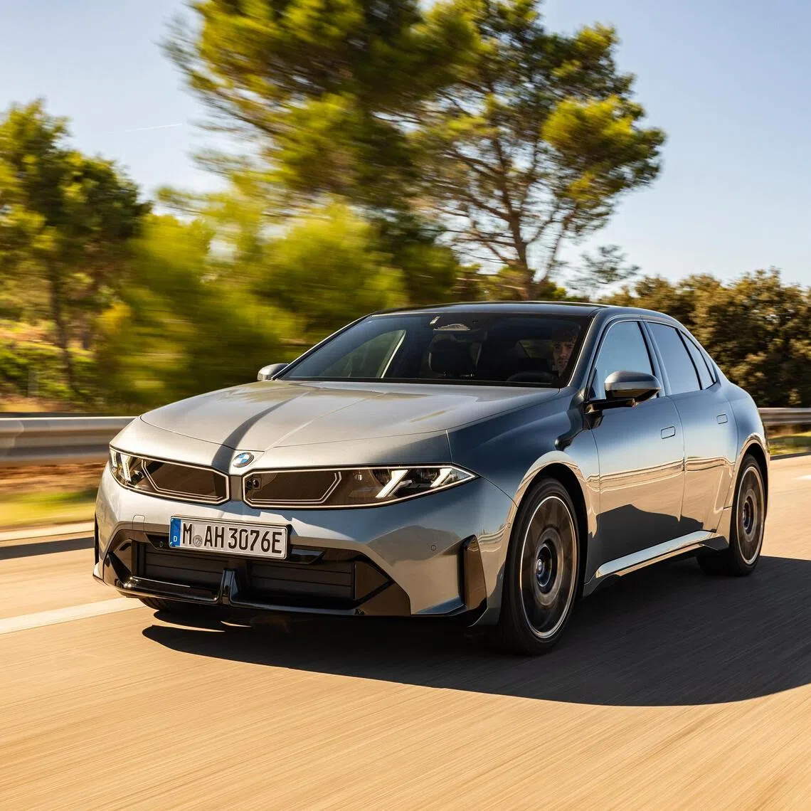 Sleek and slick: The BMW i3 50 xDrive is an absolute joy at the wheel.
