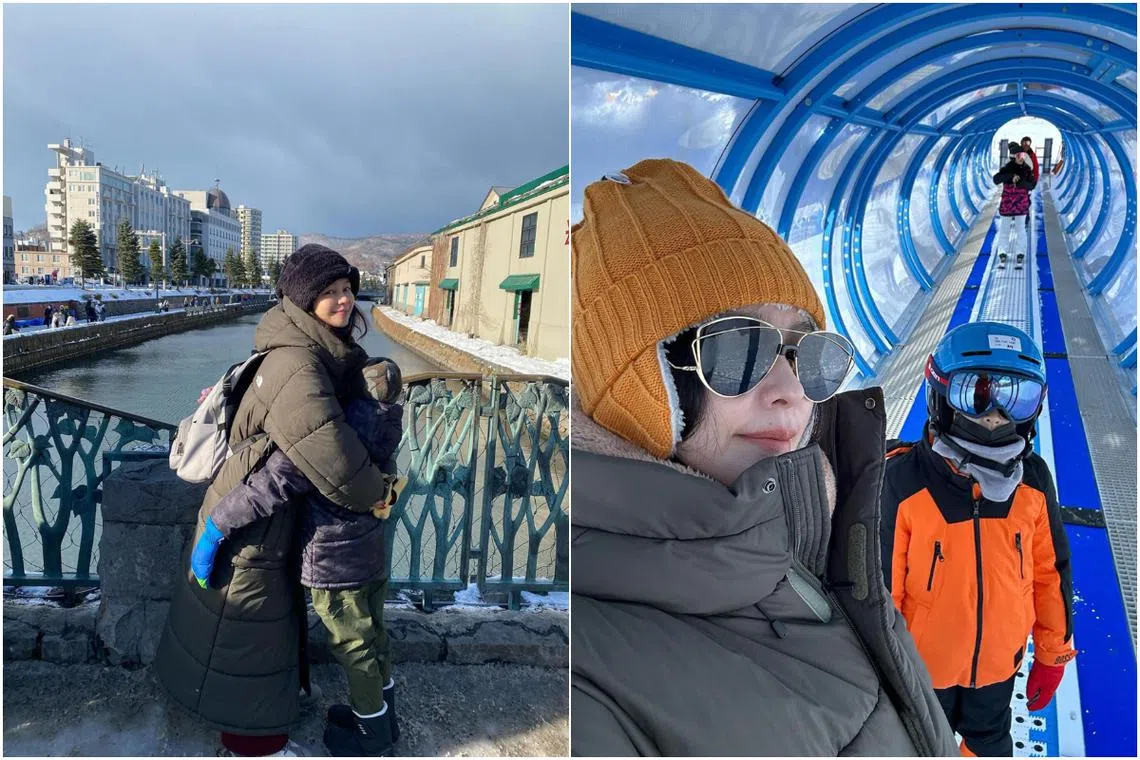 Vivian Hsu took time off from her busy work schedule in Tokyo to spend time with her son Dalton, eight.