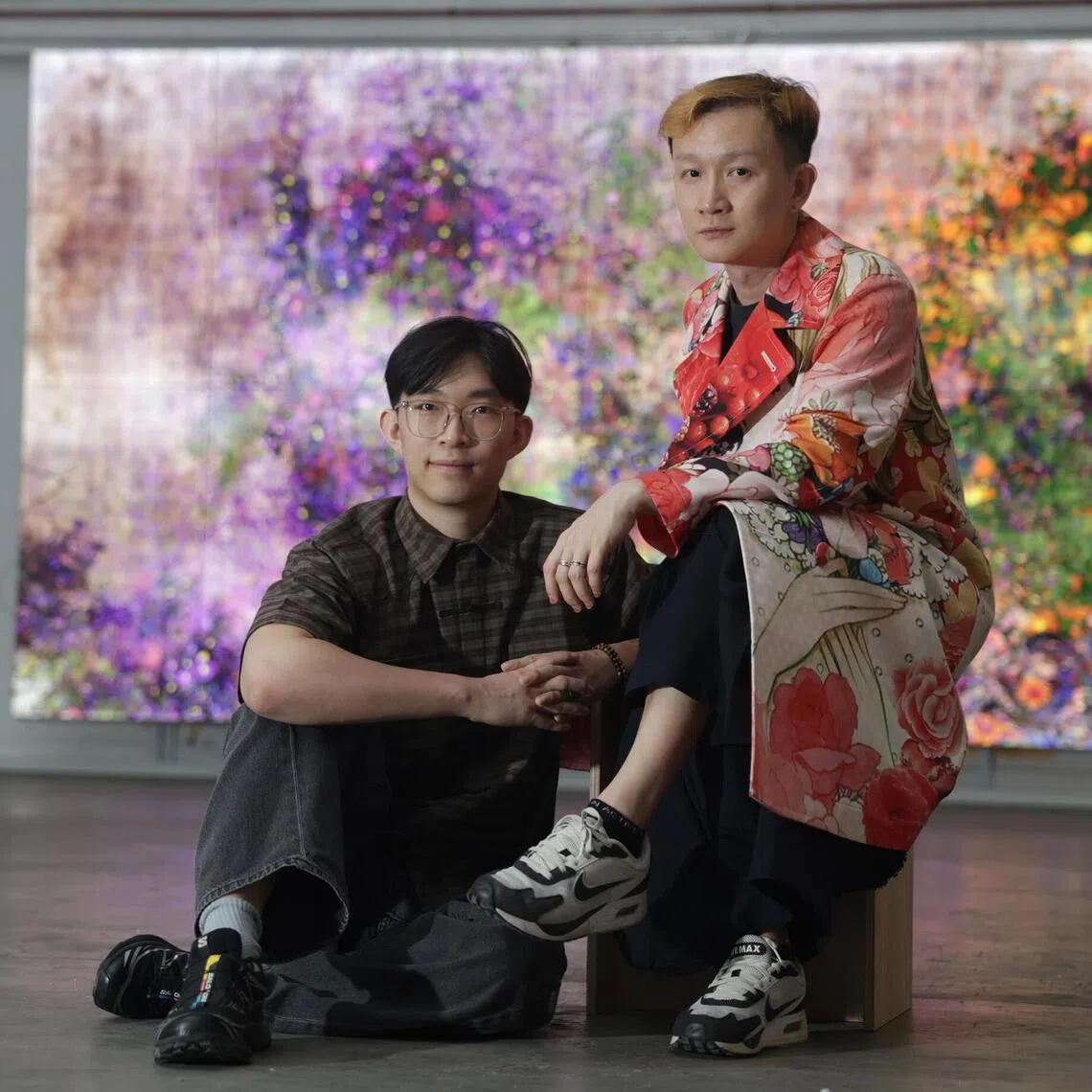 The Supper House team that brought teamLab’s solo Infinite Existence to Singapore includes curator Yu Ke Dong (Left) and creative director Ashley Chiam.