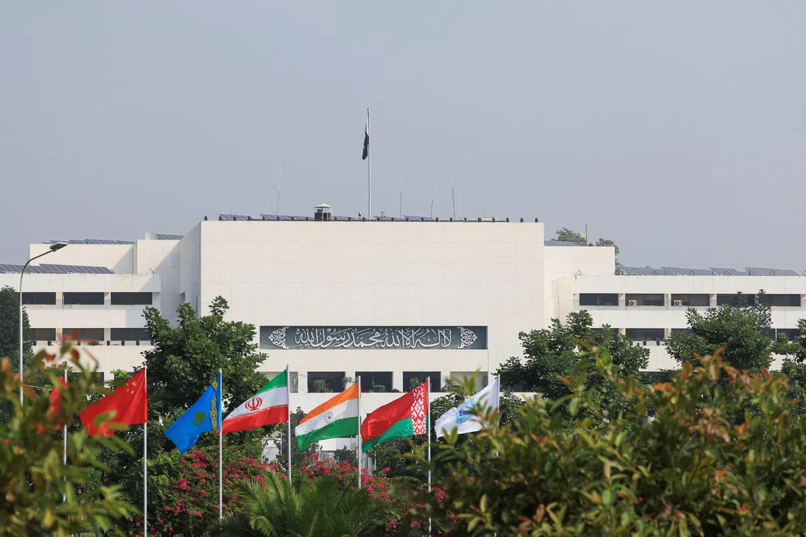 A view of the Parliament House building in Islamabad, Pakistan October 21, 2024. REUTERS/Akhtar Soomro