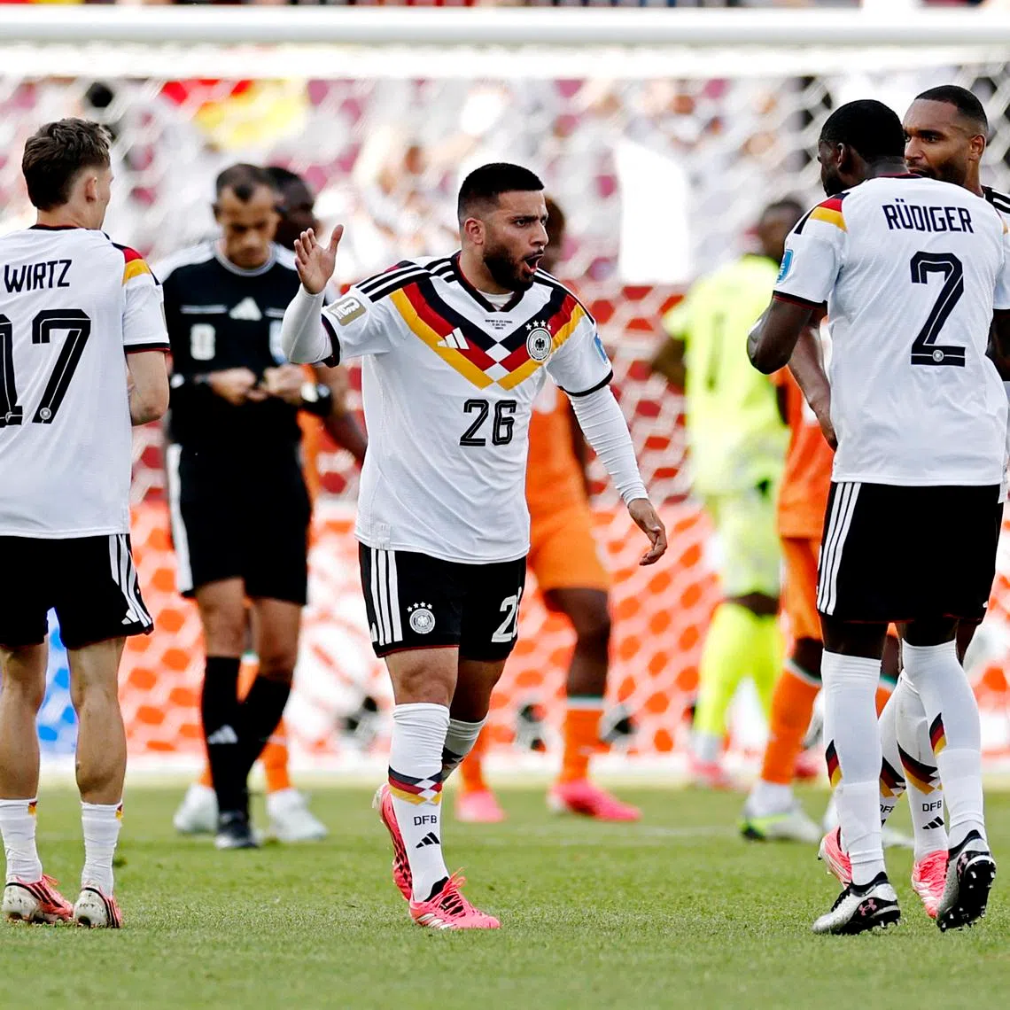 Germany are aiming to stretch their winning run to 12 consecutive games.