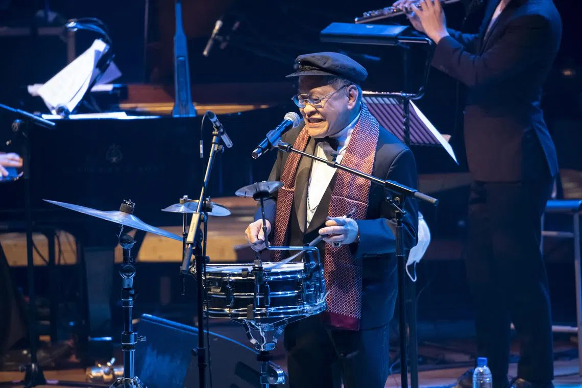 Cultural Medallion recipient and Singapore’s Godfather of jazz, Louis Soliano still performs regularly in clubs and concerts.
