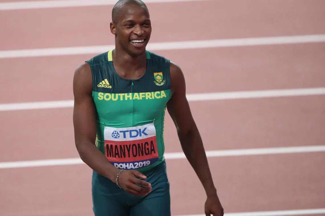 Athletics - World Athletics Championships - Doha 2019 - Men's Long Jump Final  - Khalifa International Stadium, Doha, Qatar - September 28, 2019 South Africa's Luvo Manyonga. REUTERS/Hannah Mckay