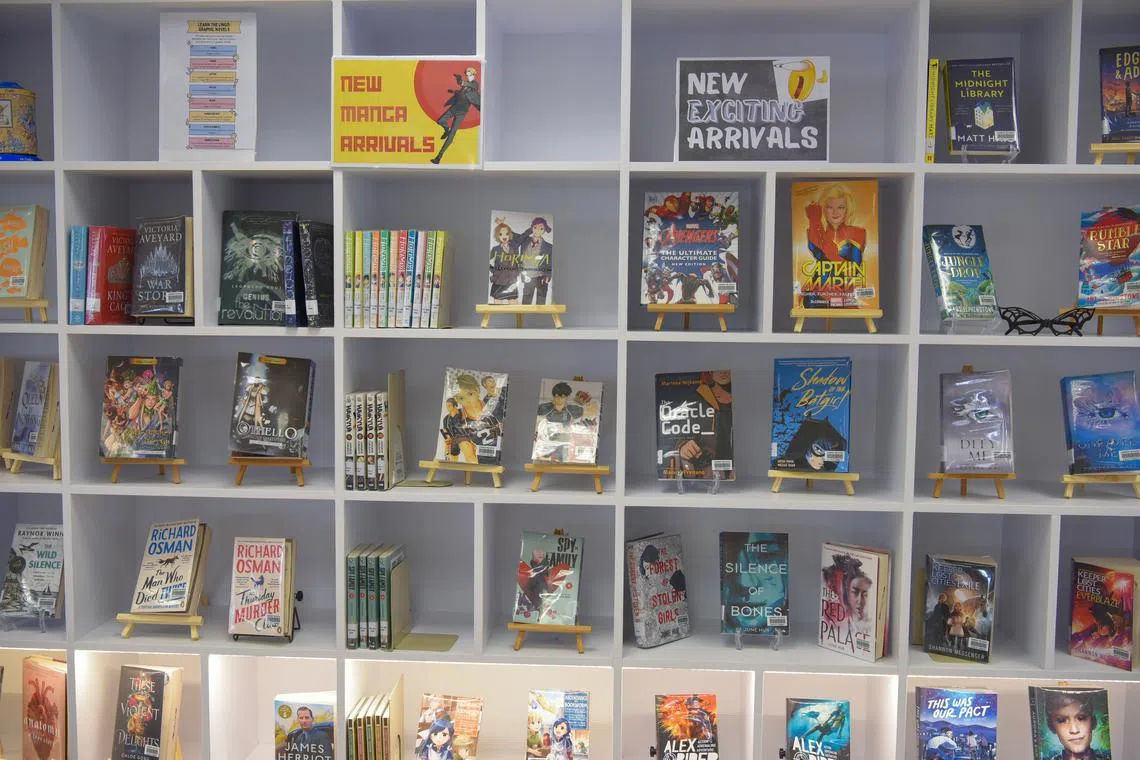 Queensway Secondary School has chosen to bring in comics and manga to pique the interest of some of its students who are reluctant to read.