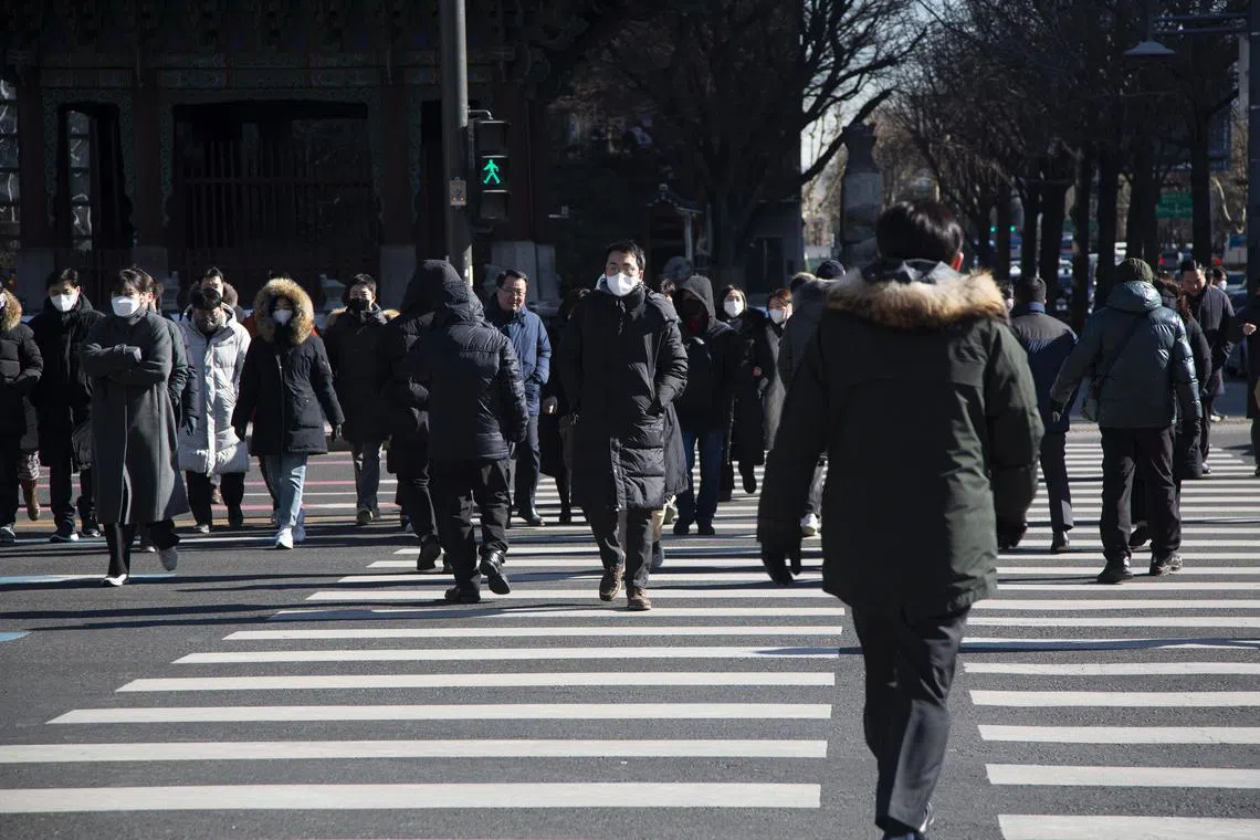 For 2022 as a whole, the economy expanded 2.6 per cent from a year earlier, in line with an earlier Bank of Korea projection. 