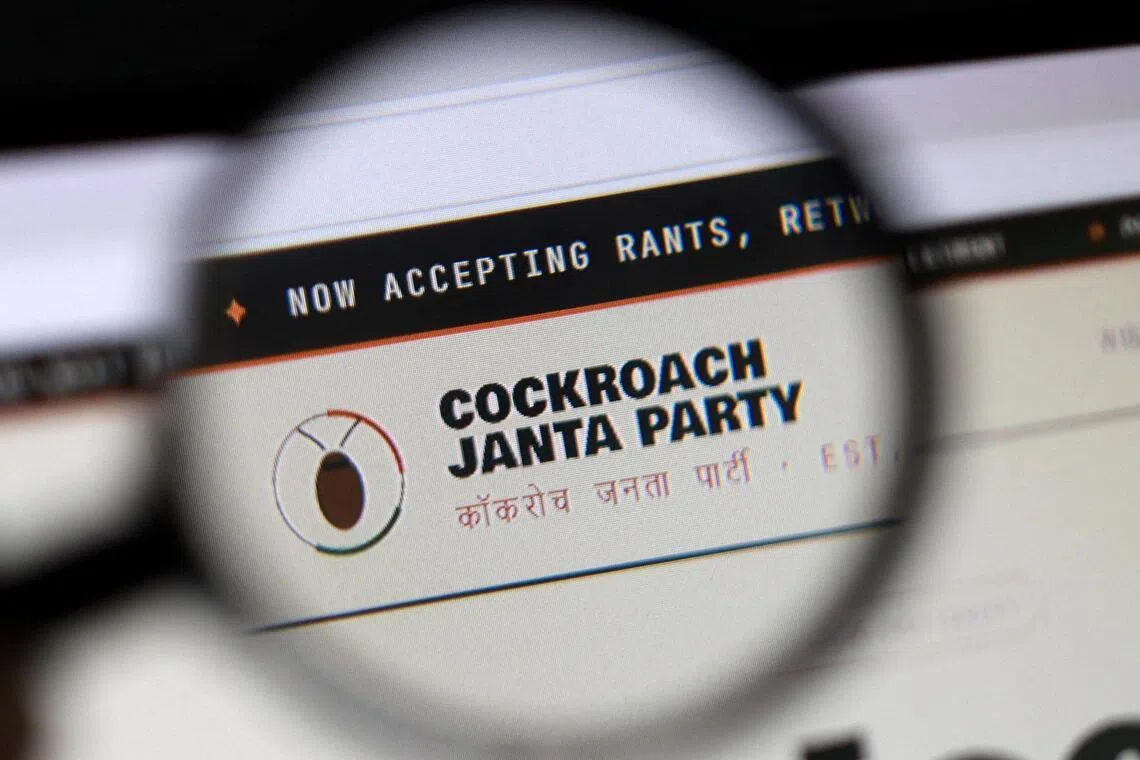 Abhijeet Dipke, 30, started out with a parody website for his “Cockroach Janta Party”, quickly slapped together with AI, and billed it as the voice of India’s “lazy, unemployed and forgotten”.