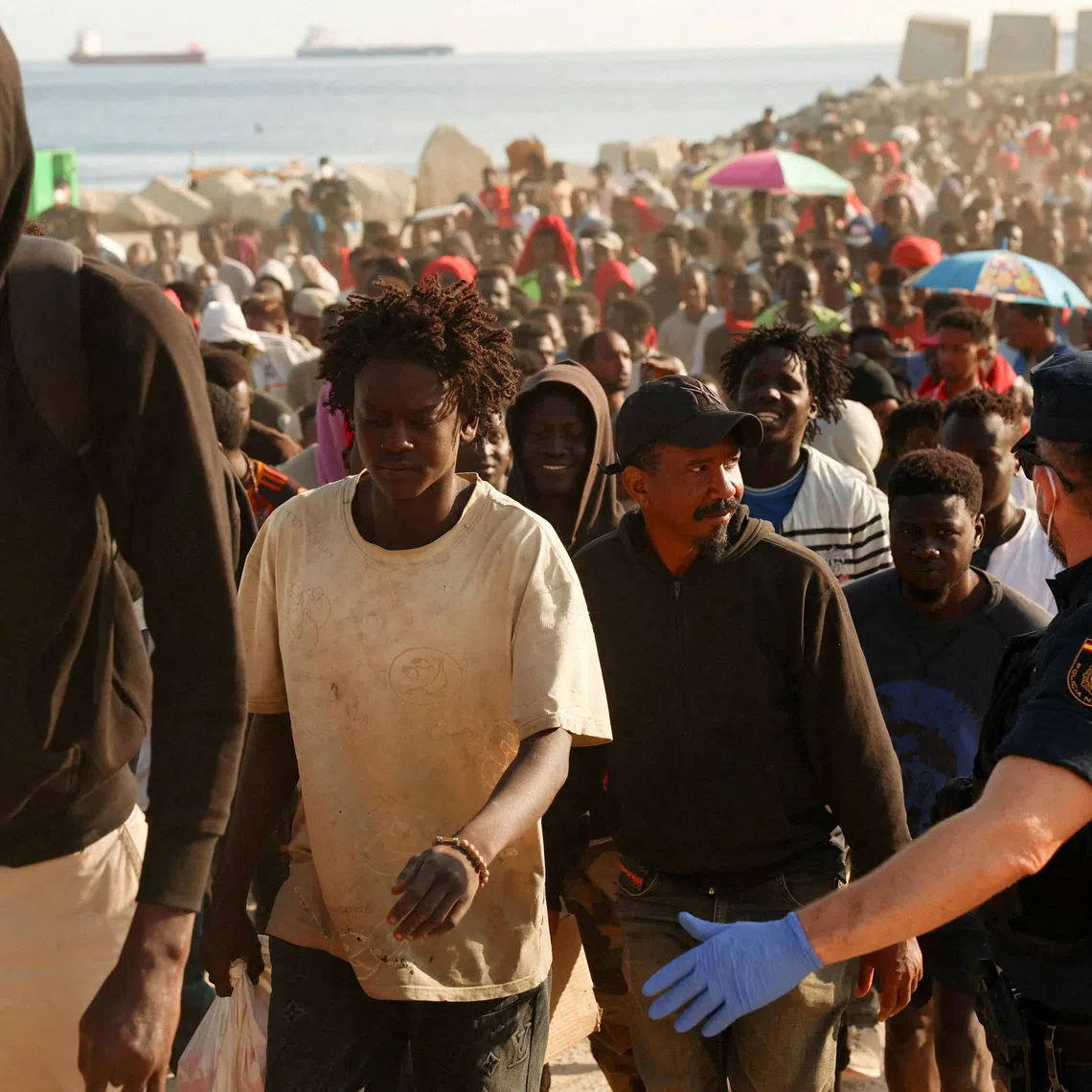 Over 72,000 migrants irregularly crossed from Morocco into Ceuta, Spain, between July 30 and 31.