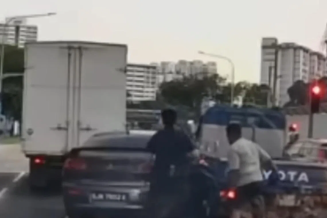 The woman was at home when a car - which has the same licence plate as hers, and looked similar to her vehicle - was involved in the incident on May 28.