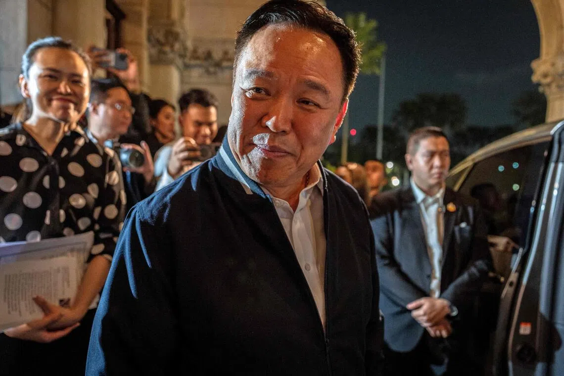 Thai premier Anutin’s support declines as election looms