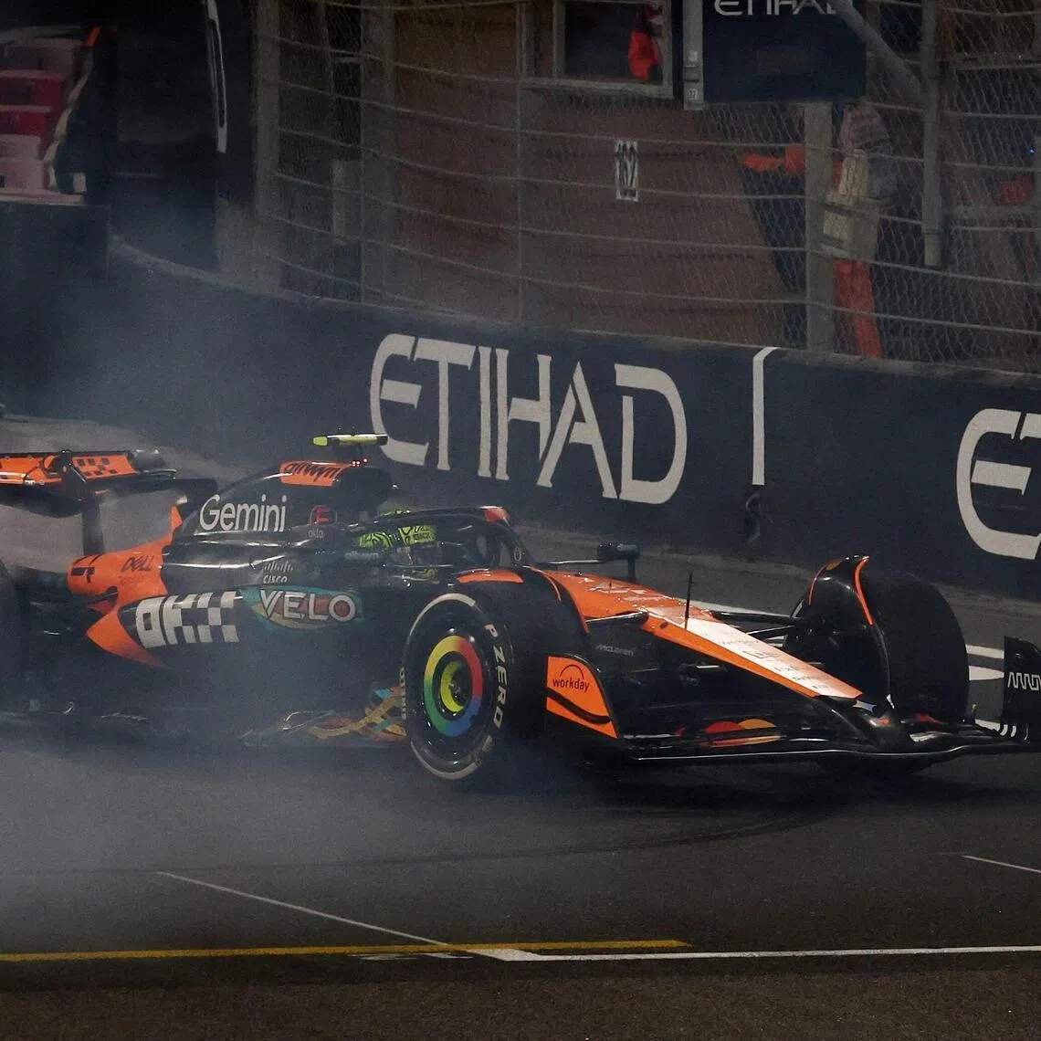 McLaren encountered a fuel-supply problem with their Mercedes engine during the penultimate day of pre-season private testing in Barcelona.