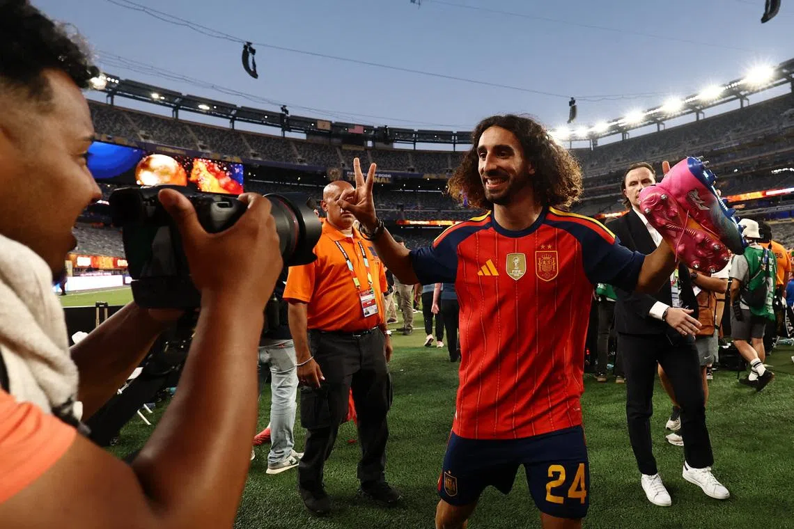 It's tattoo time for Spain defender Cucurella says coach De la Fuente
