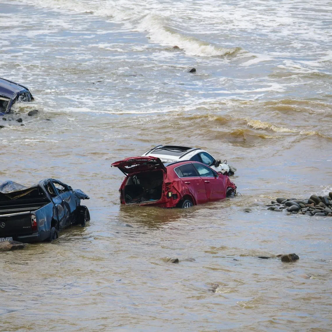 Emergency crews responded to more than 1,400 incidents across the state since the rain hit on Jan 17, with most rescues related to people driving through floodwaters.