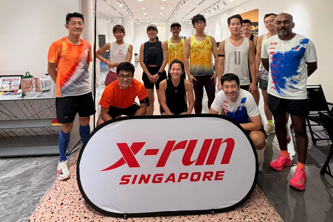 Fitness enthusiasts spent their Saturday morning running laps through Marina Square with X-Run Singapore.