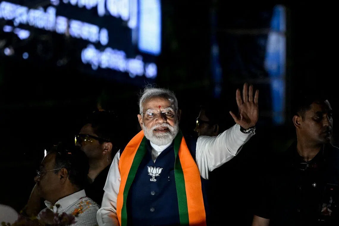 The elections are seen as crucial for Indian Prime Minister Narendra Modi's party which lost its majority in the national Parliament in June 2024.