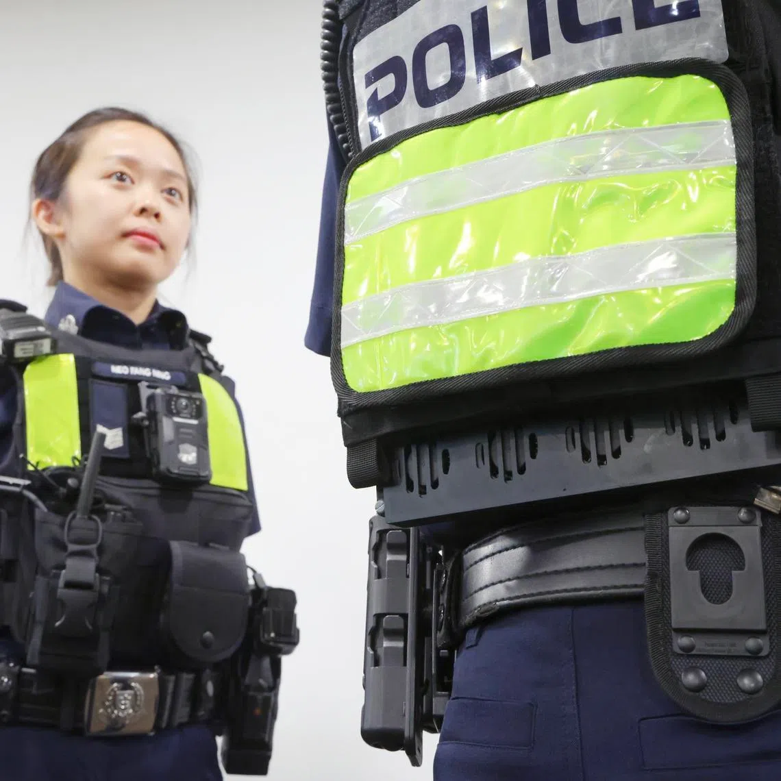 The new Load Bearing Vest being tested in Singapore is also able to reduce the body temperature of officers by an average of 2 deg C.