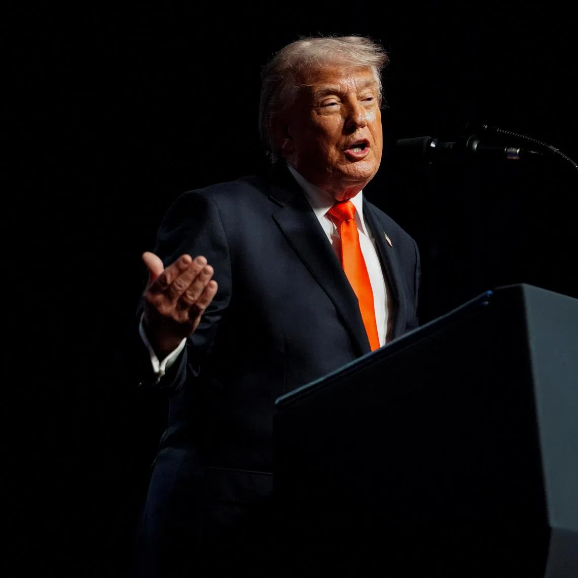 n his speech, US President Donald Trump appeared to recognise his need to appeal to voters on economic issues.
