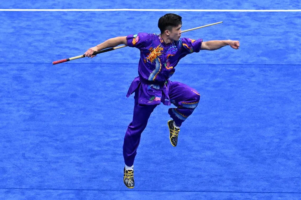 Jowen Lim won Singapore's first men's daoshu and gunshu all-round medal at the Asian Games on Sept 27.
