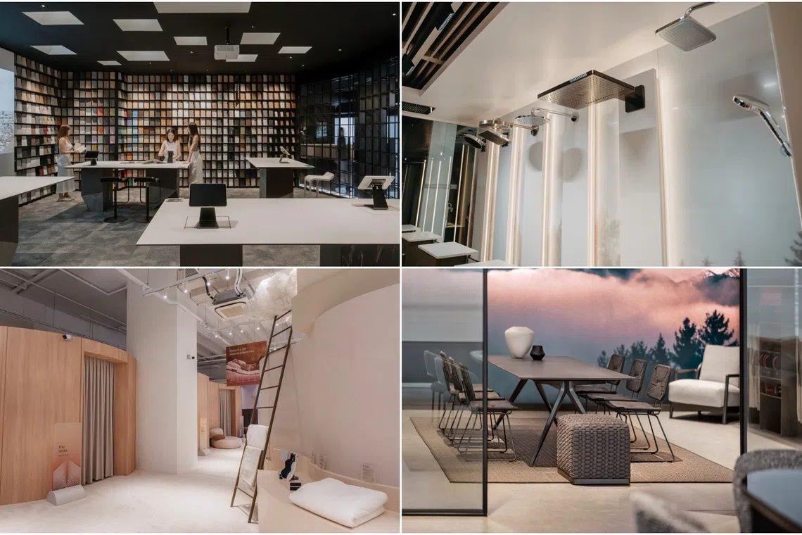 Some home product brands have set up captivating multi-sensory spaces.