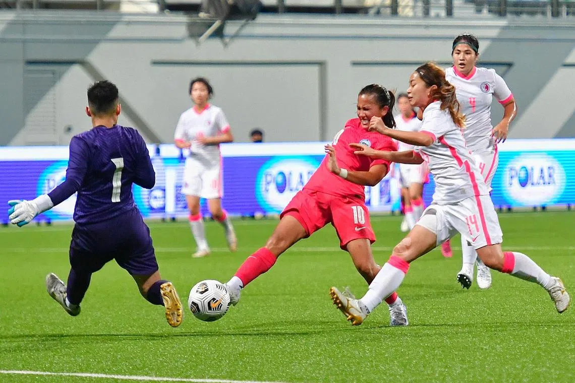 The national women's team will be without Nur Izzati Rosni (left) as they make their Asian Games debut at the end of September.