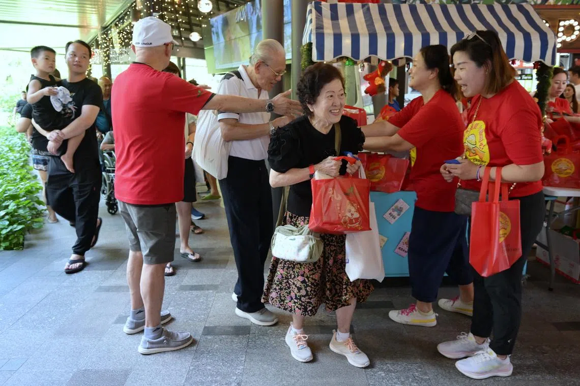 The initiative was launched by Bukit Canberra Hawker Centre on March 1 distributing rice and care bags containing groceries to beneficiary organisations and households.