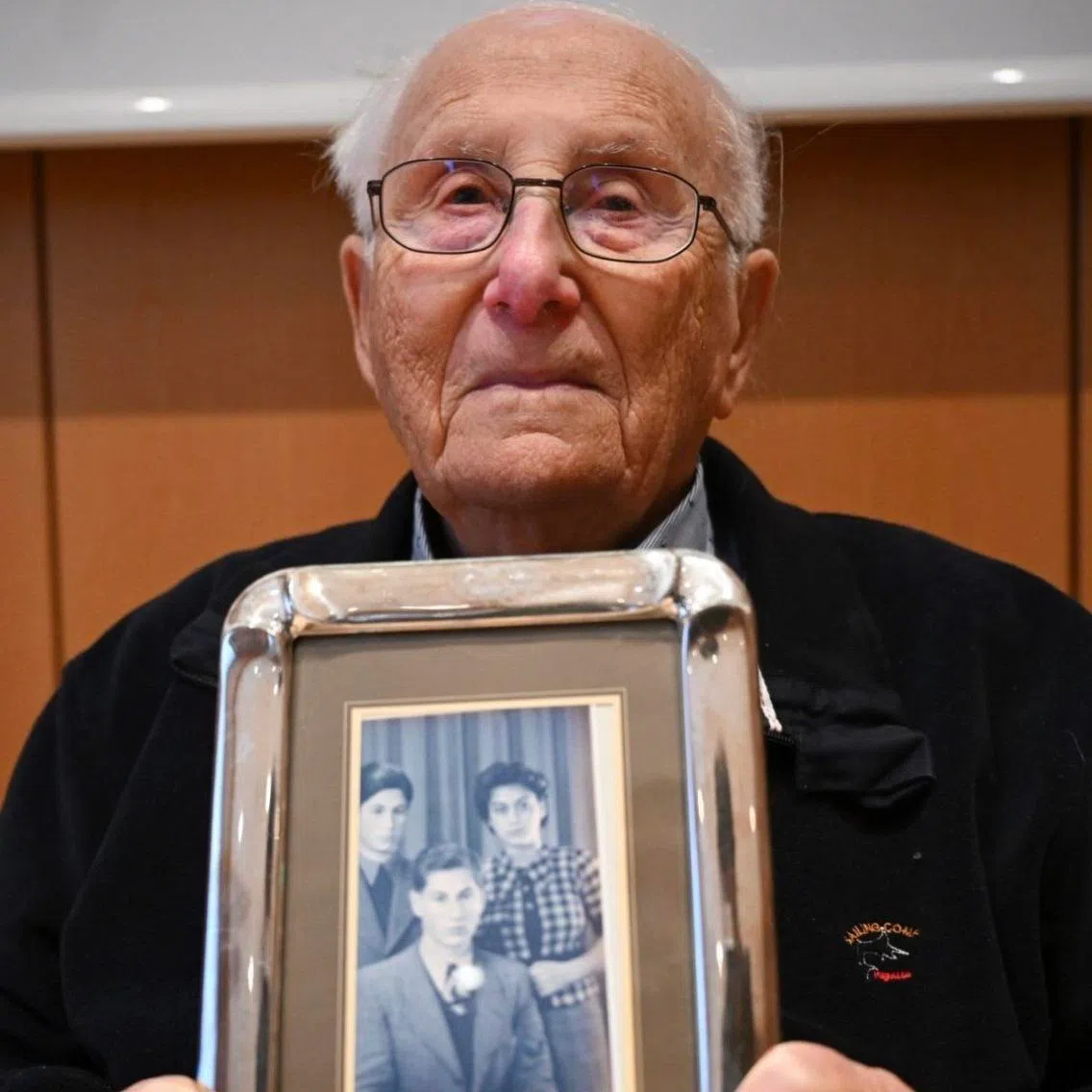 Mr Weinberg and his two siblings were sent to Auschwitz in what was Nazi-occupied Poland when he was 18.