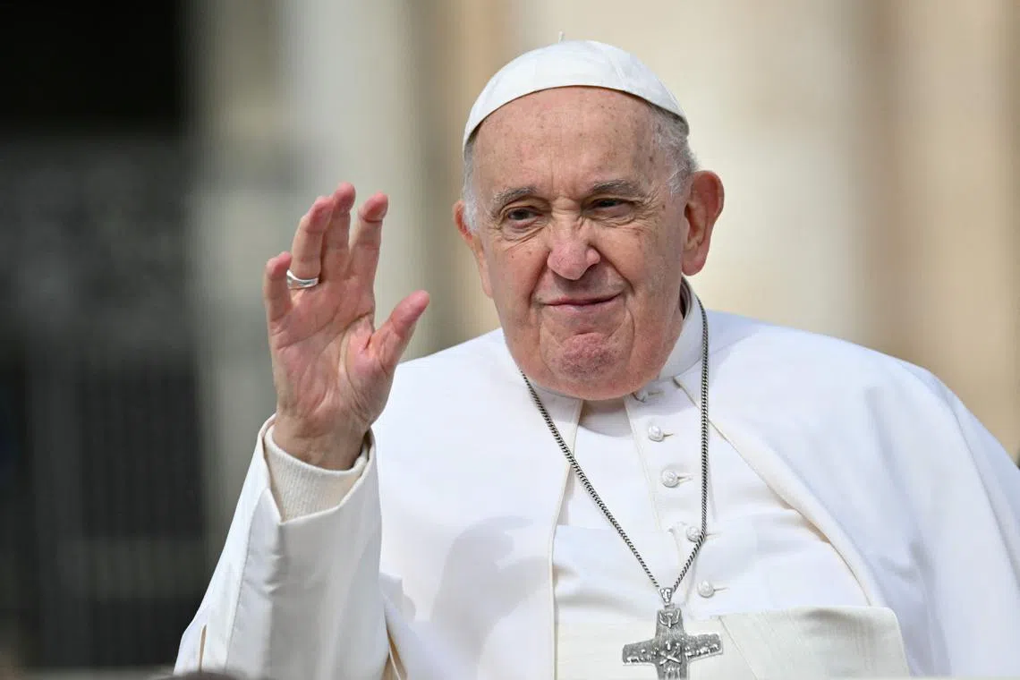 Pope Francis will travel to Singapore, Indonesia, Papua New Guinea and Timor-Leste during Sept 2-13.
