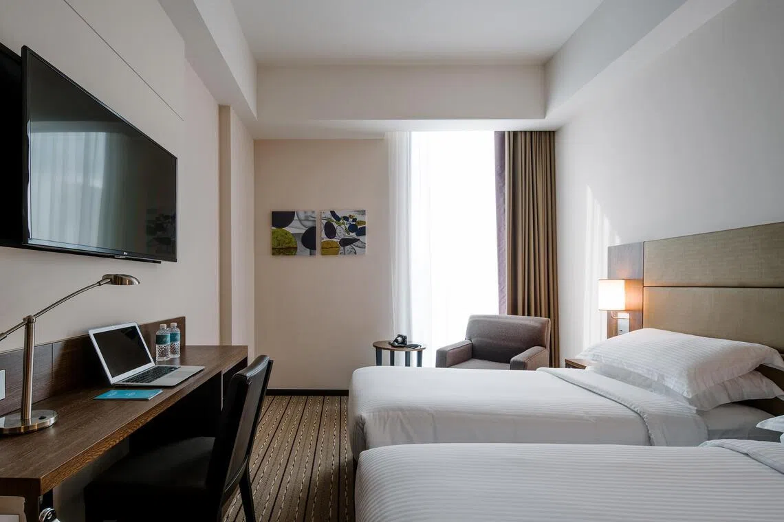 Guests can request for a Superior or Deluxe room with a fireworks view at Hotel Traveltine Downtown Singapore.