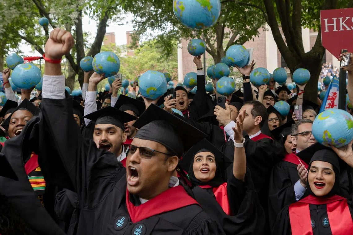 Graduates from Harvard Kennedy School celebrated their commencement ceremony on May 29.