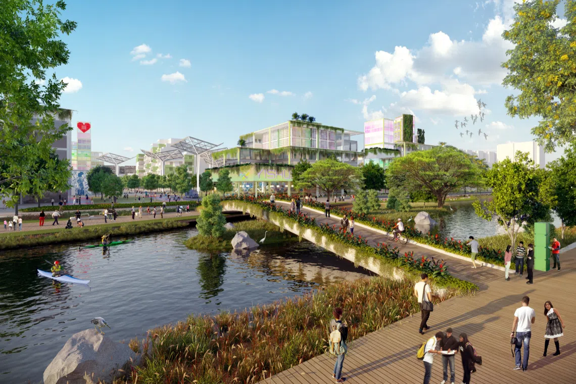 Sungei Simpang Kiri in Yishun could be transformed into a riverfront SoHo, or a place to live, work and play at, under a proposal from planning and design firm Arup.