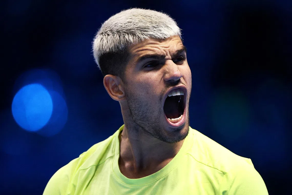 Alcaraz wins thriller with Fritz at ATP Finals, Musetti downs De Minaur